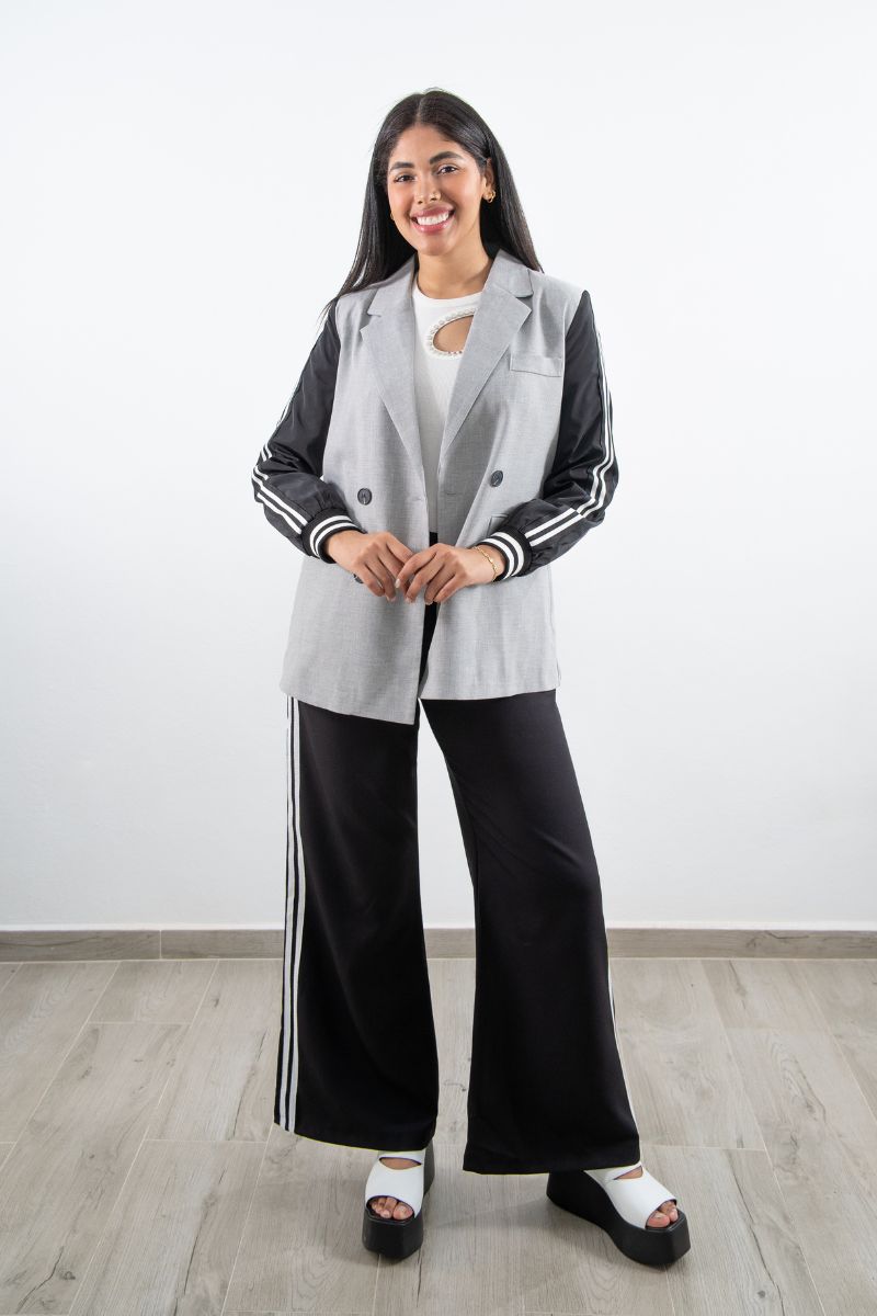 Blazer Clásico con Estilo Deportivo