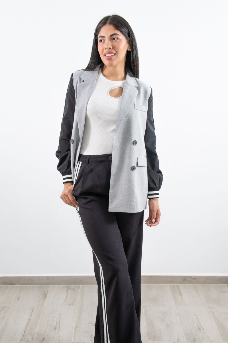 Blazer Clásico con Estilo Deportivo