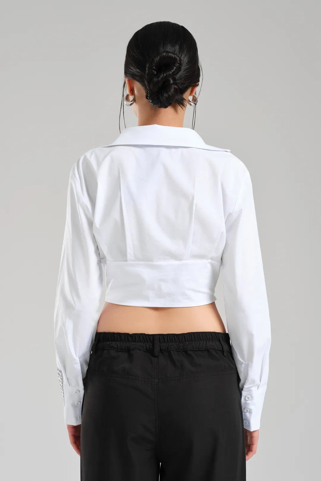 Blusa Crop Blanca