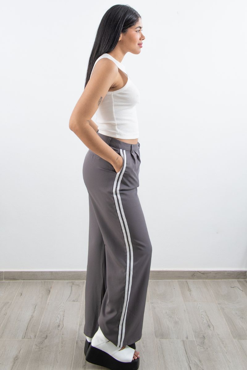 Sports Trousers with Double Side Stripe