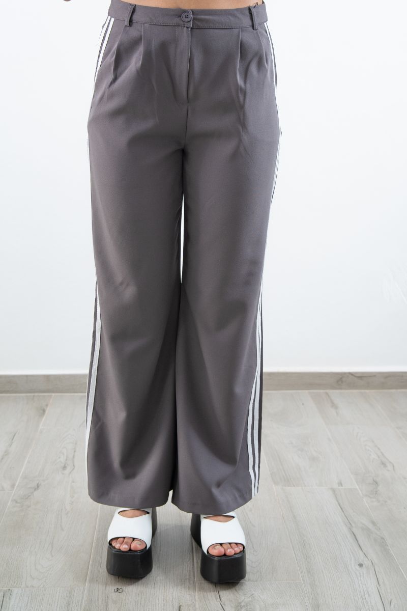 Sports Trousers with Double Side Stripe