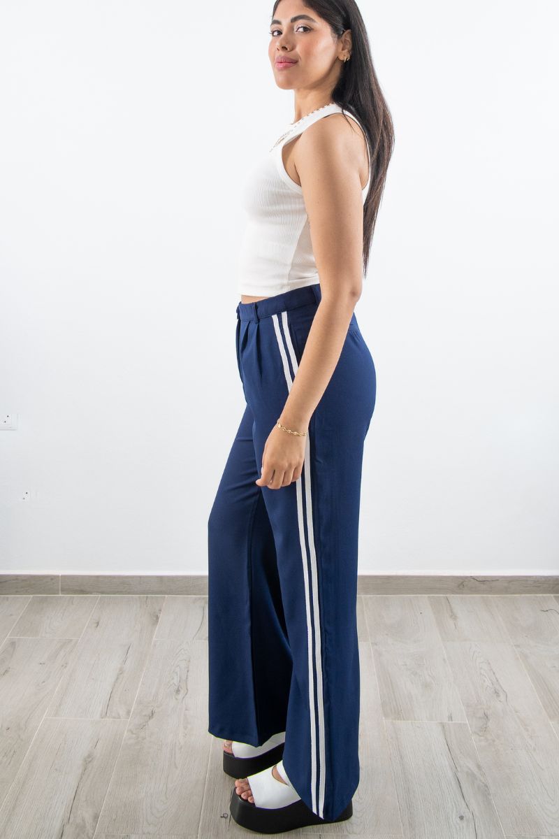 Sports Trousers with Double Side Stripe