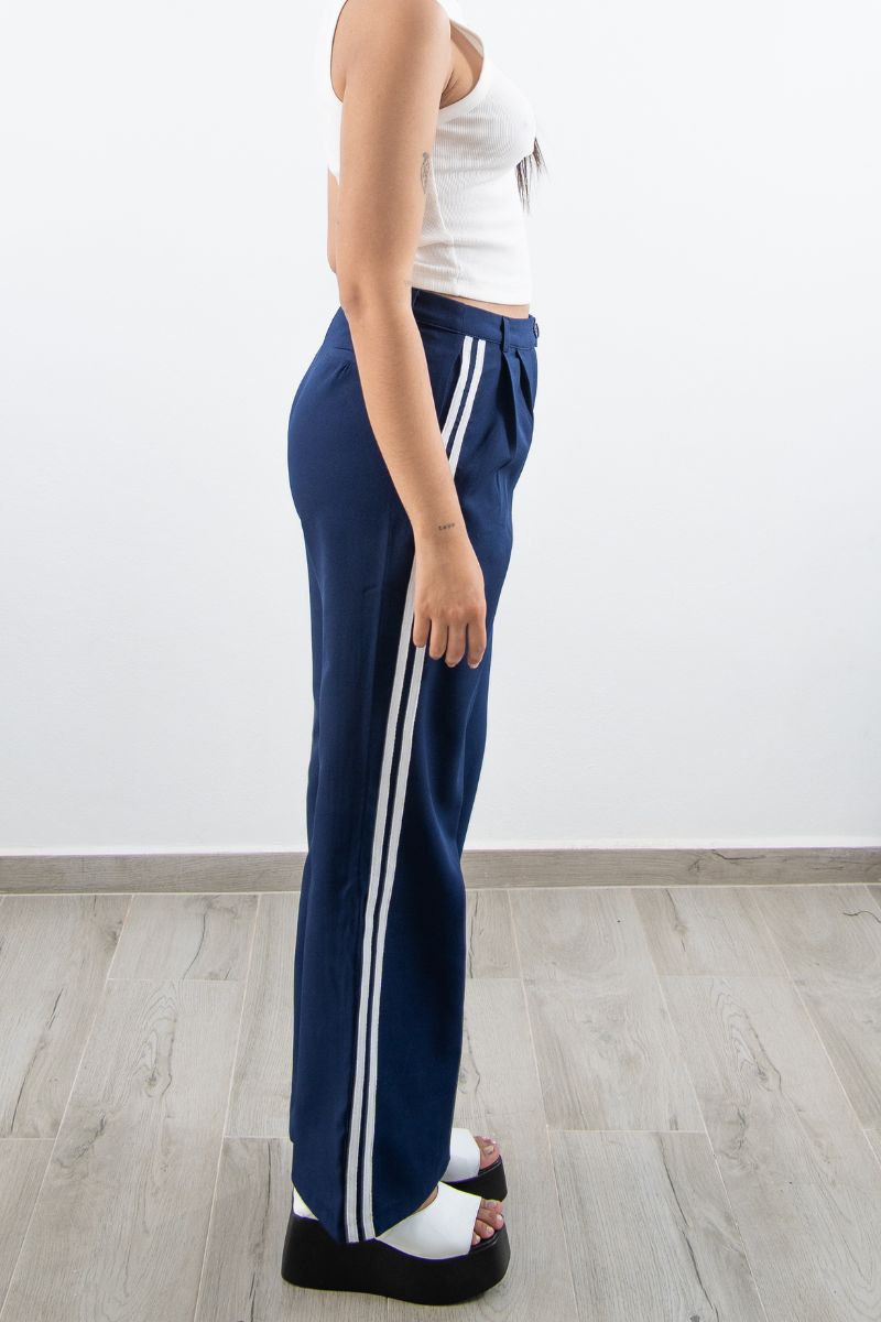 Sports Trousers with Double Side Stripe