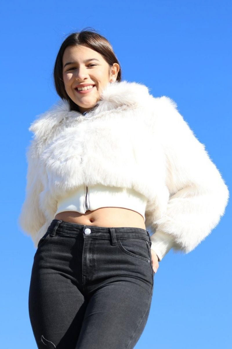 Short Faux Fur Coat