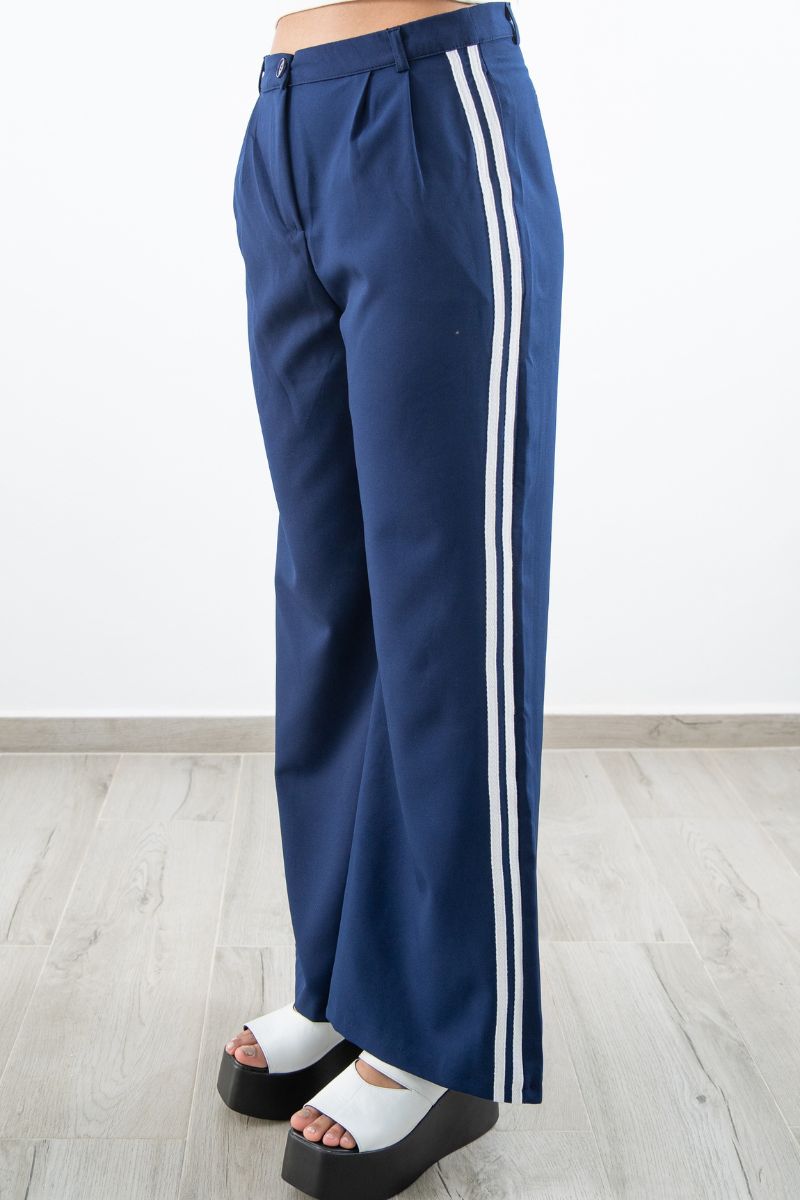 Sports Trousers with Double Side Stripe