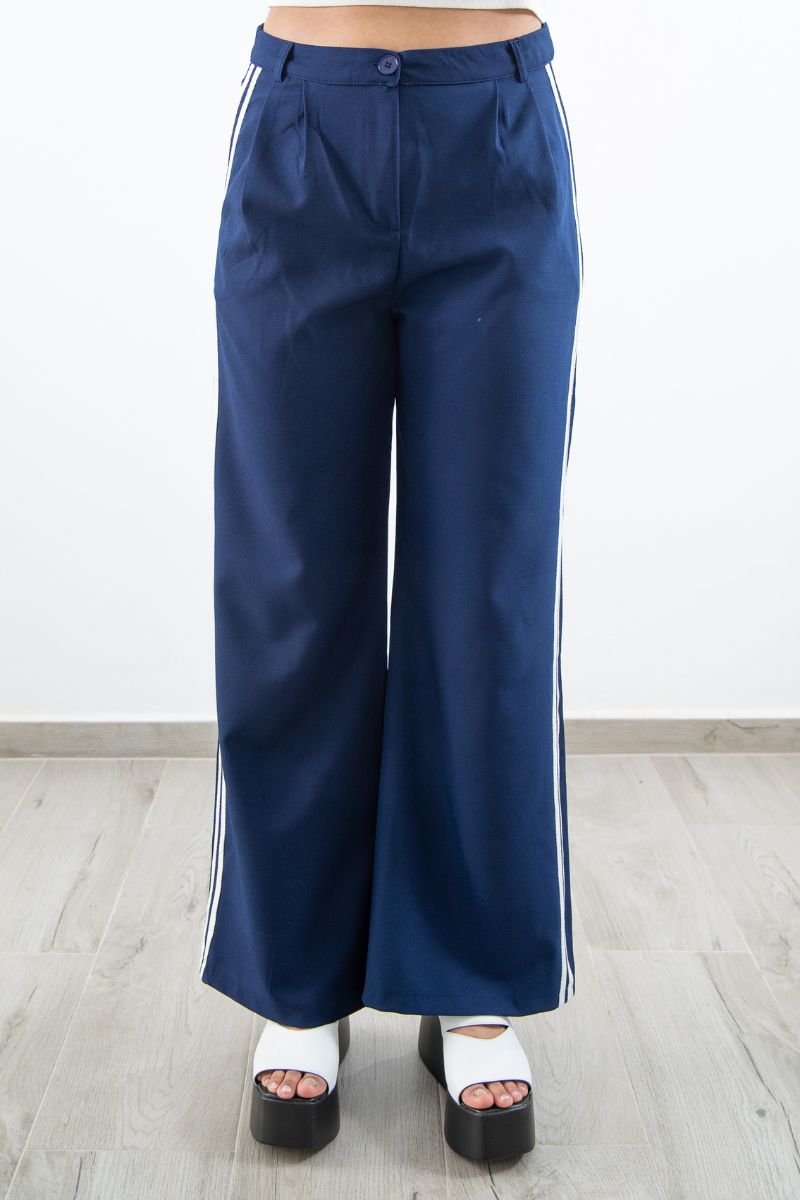 Sports Trousers with Double Side Stripe