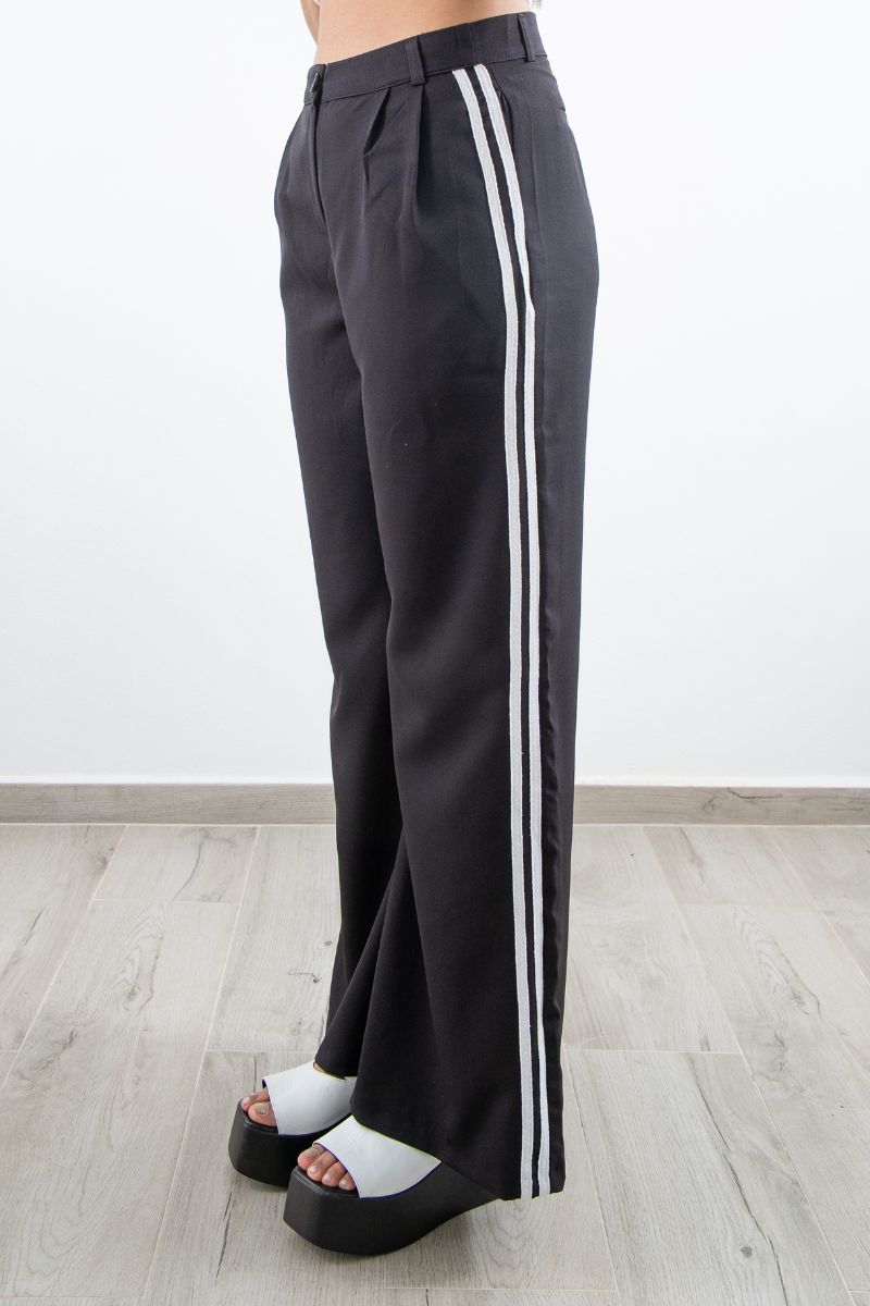 Sports Trousers with Double Side Stripe