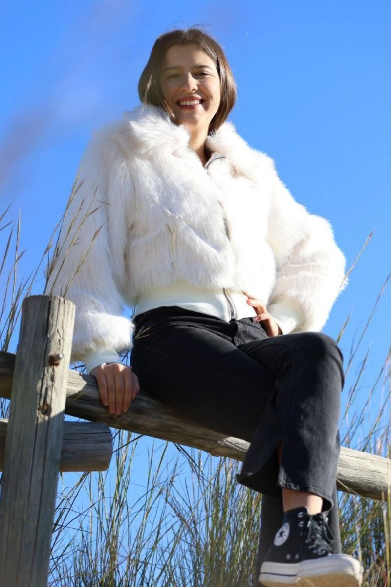 Short Faux Fur Coat