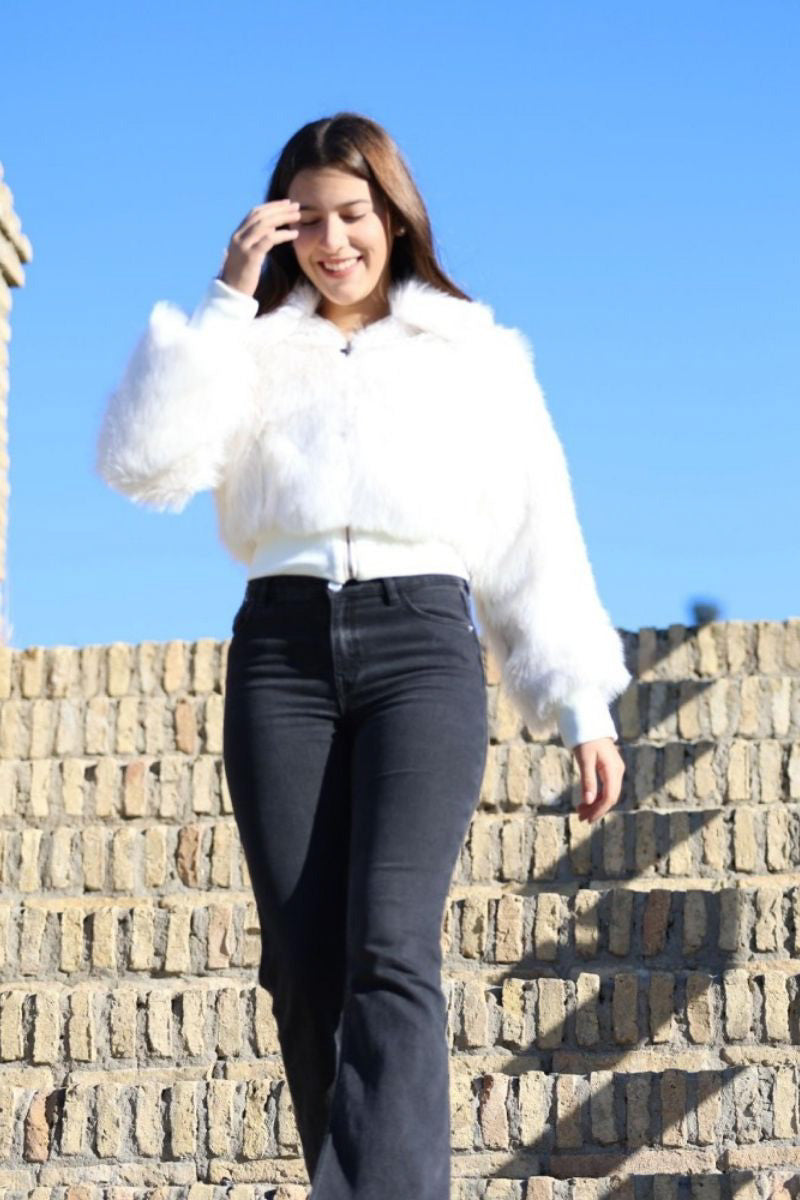 Short Faux Fur Coat