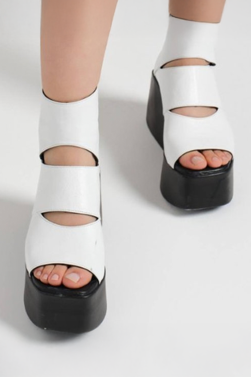 Sandalias Plataforma  Minimalista