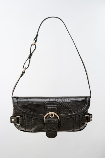 Bolso Tipo Clutch con Textura Cocodrilo